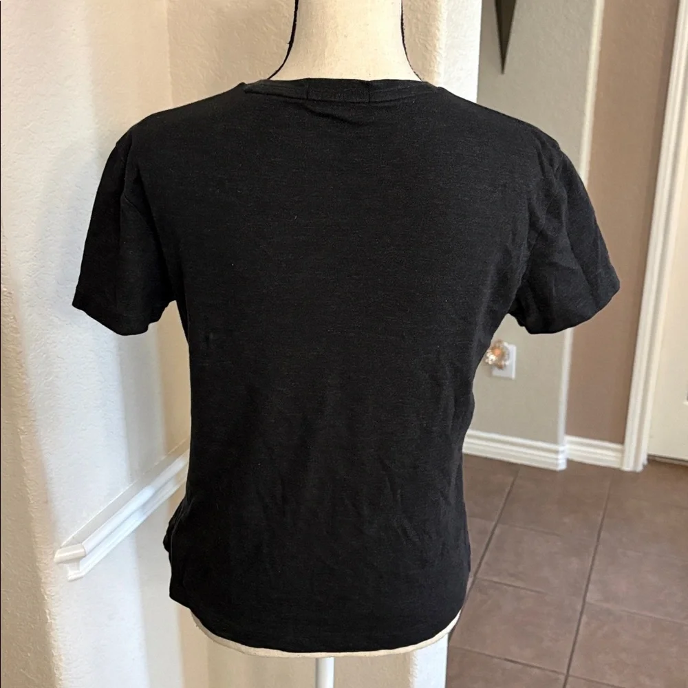 Polo Ralph Lauren custom fit gray marled jersey crewneck short sleeve Tee Size S